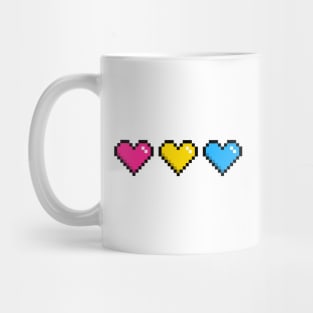 Pansexual Hearts Pride Mug